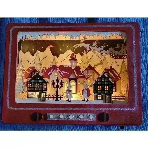 Retro-Holiday Winter Village LED Decoration - Picture 5 of 6